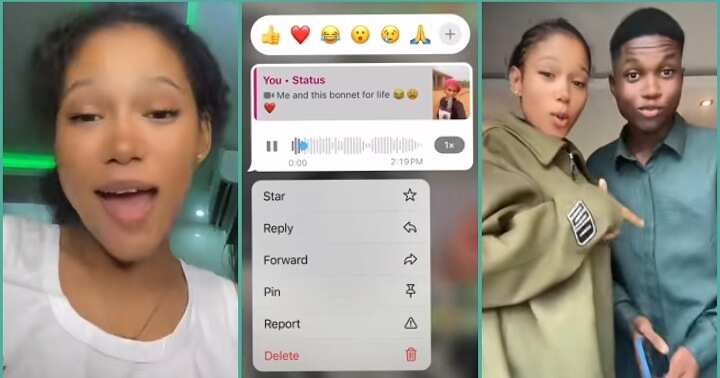 Listen to the epic voice note a man sent to his girlfriend who took his clothes without his consent