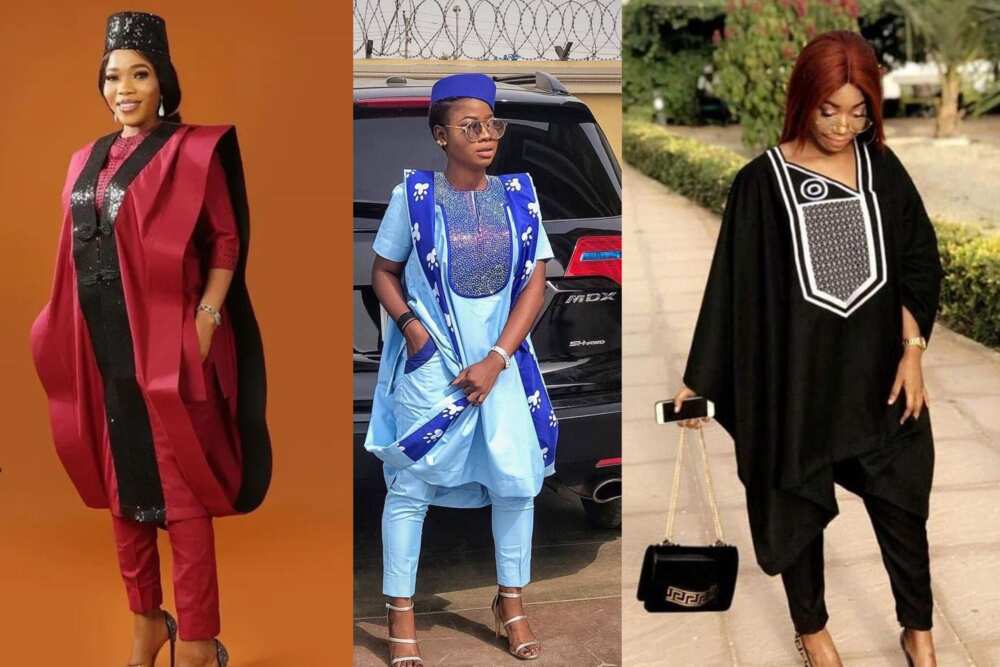 Agbada styles for ladies