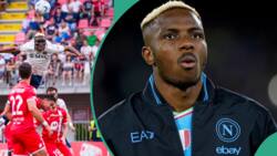 Napoli vs Monza: "You swallow aeroplane?" Osimhen's unbelievable jump in video leaves many talking