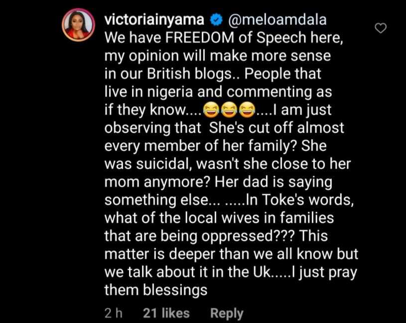 Actress Victoria Inyama sides with Royal Family, says Ooni of Ife’s ex-wife didn’t blast him in interviews