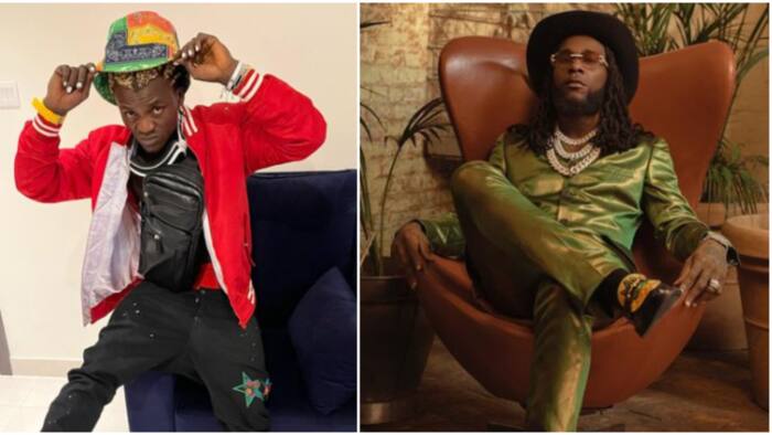 Odogwu please give me just one verse: Portable appeals to Burna Boy to do music track with him, fans react