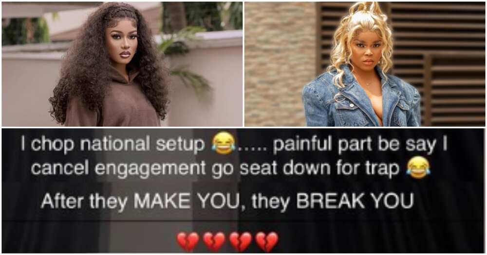 Phyna accuses BBNaija organisers of setting her up after reunion fight with Chichi.