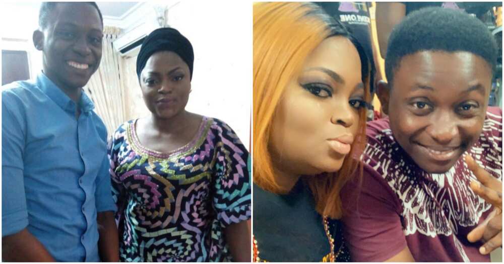 Funke Akindele’s staff, Tobi Makinde praises actress days after she was called out by ex-staff