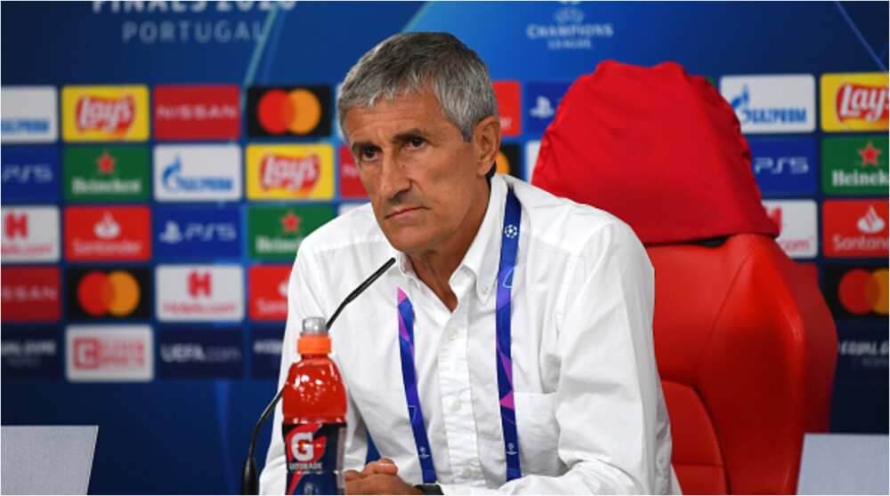 Quique Setien: Barcelona manager responds after being humiliated by Bayern Munich