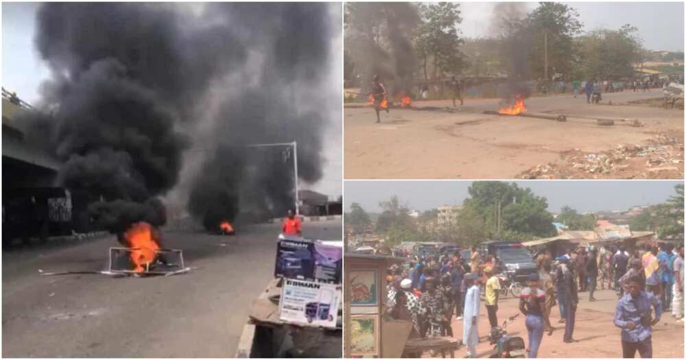 CBN, Abeokuta protest, Naira and fuel scarcity, youths CBN, Abeokuta protest, Naira and fuel scarcity, youths