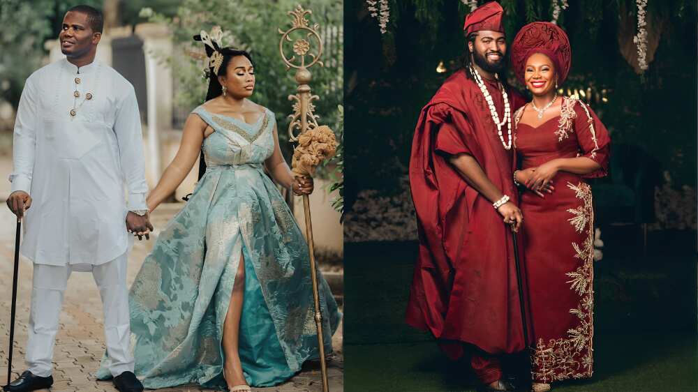 Stunning Ibibio traditional couple attires