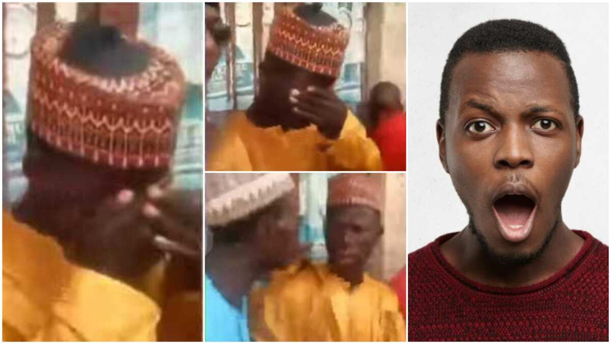 Nigerian groom cries uncontrobally on his wedding day in video, many wonder why