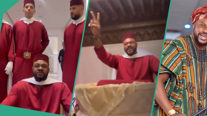 Odunlade Adekola shares thrilling moment in Morocco as they carry him on their shoulders to dance