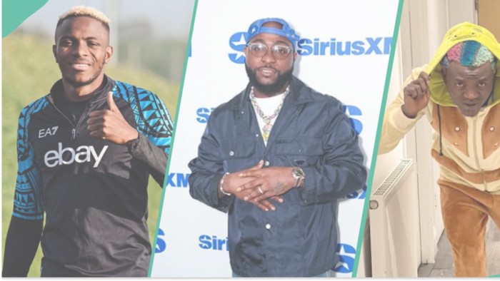 Davido, Osimhen, and 4 other celebrities that have been spotted weeping profusely on the internet