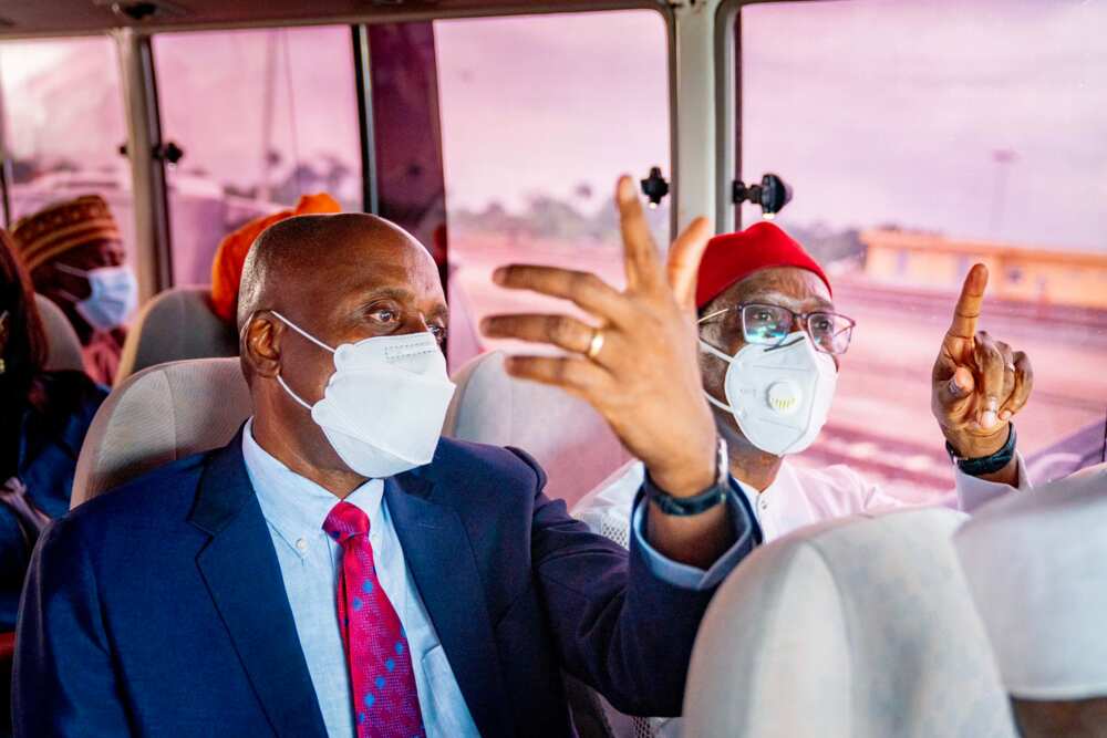 90% of Warri-Itakpe railway project situated in Niger Delta, says Amaechi 90% of Warri-Itakpe railway project situated in Niger Delta, says Amaechi