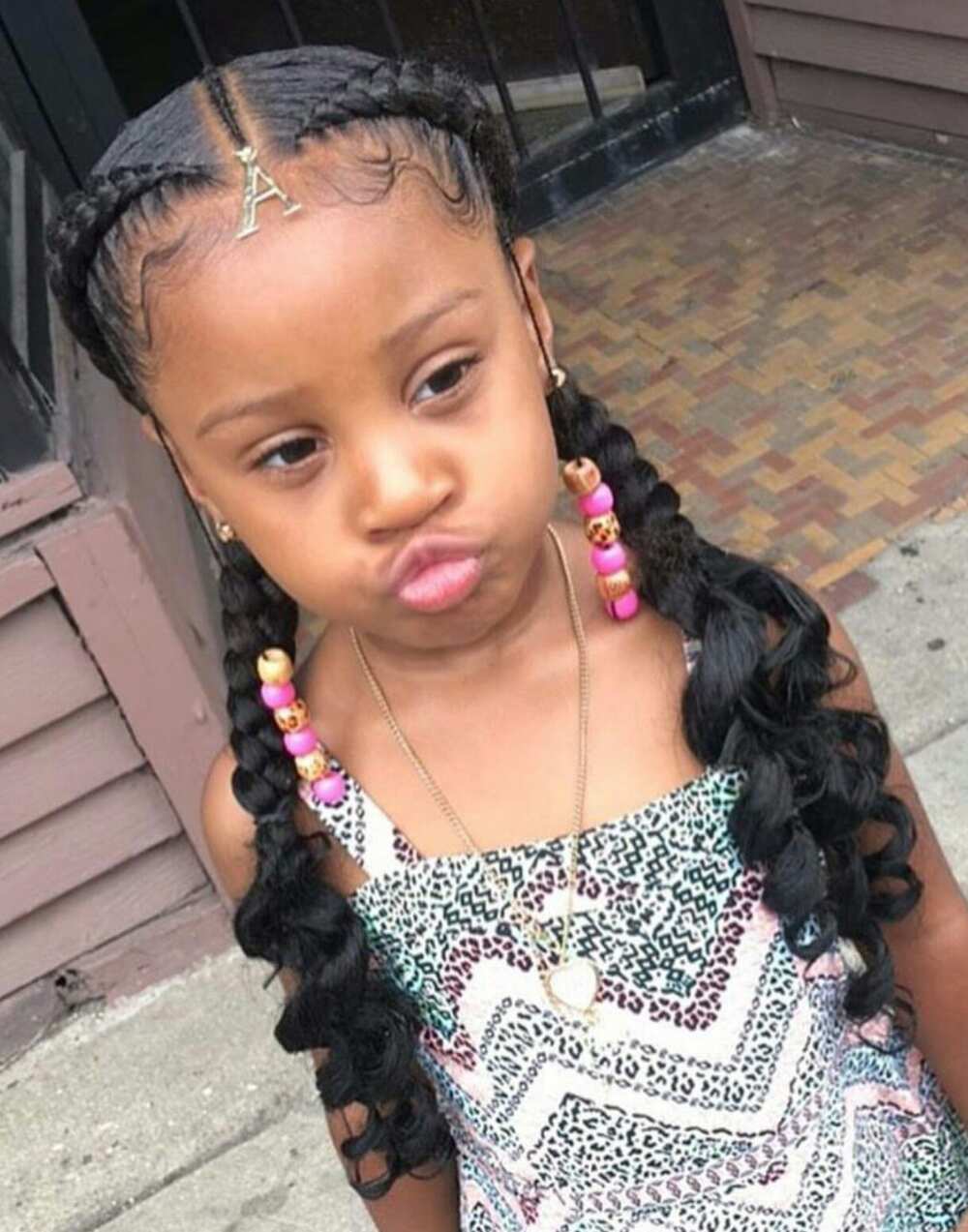 kids braids hairstyles with weave