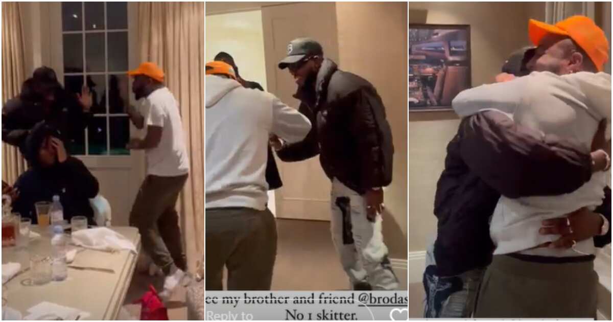 Check out how Davido and Broda Shaggi share fun moments together in London