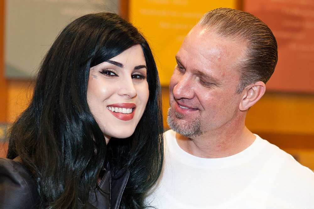 Kat Von D and Jesse James attend American Outlaw book signing event