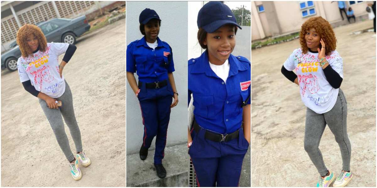 Lady who worked as security officer & graduated from varsity wins as she lands internship job at big firm