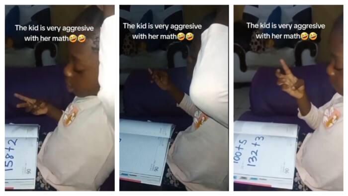 "So passionate & aggressive": Little girl redefines math learning with unusual technique