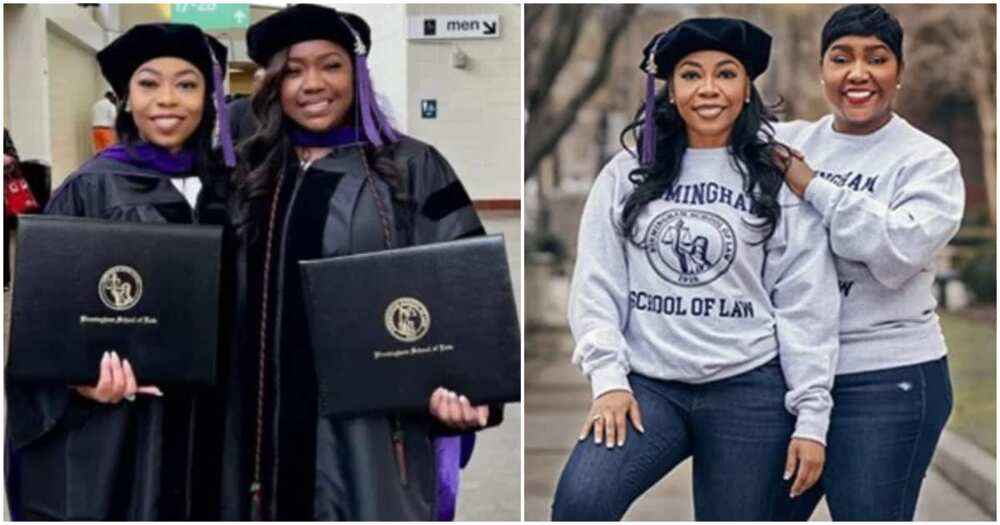 Mom and her daughter graduate from law school