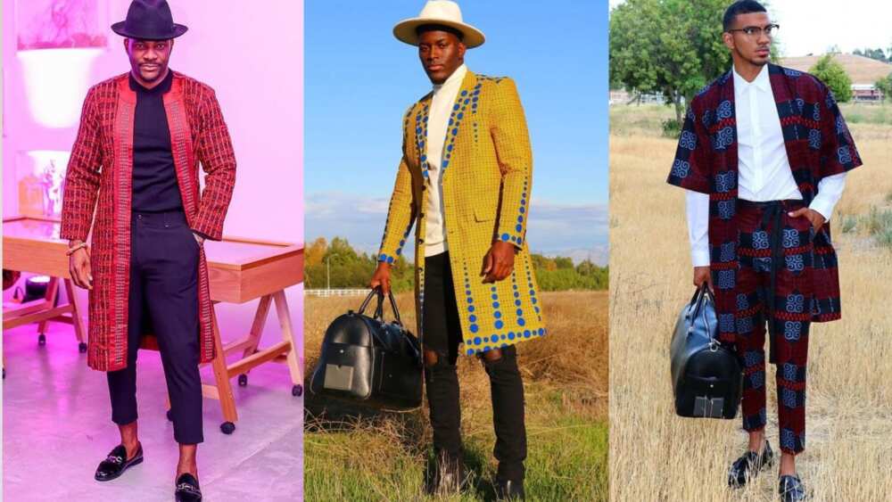 Ankara jacket designs for men