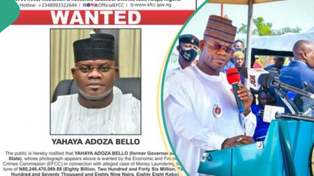 Yahaya Bello: Tension as EFCC made 3 arrests at protest ground, video emerges