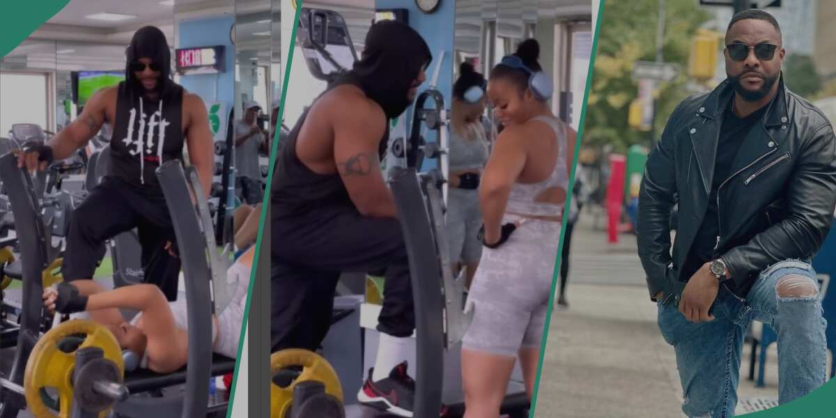 Watch video of Bolanle Ninolowo and Damilola Adegbite at the gym that has left people talking
