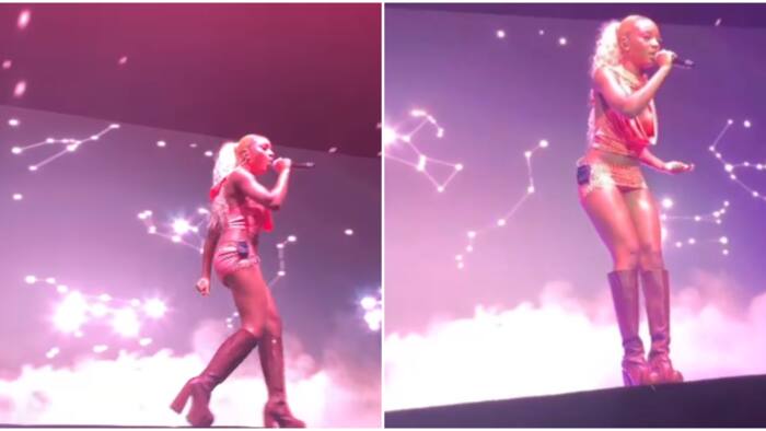 “She just wear napkin”: Singer Ayra Starr rocks tiny outfit on stage, causes online stir as video goes viral