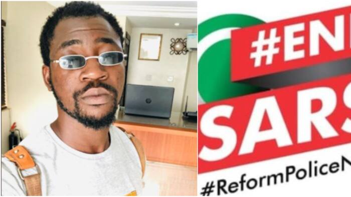 End SARS: Funny conversation between protesting youth and his ‘uncle’