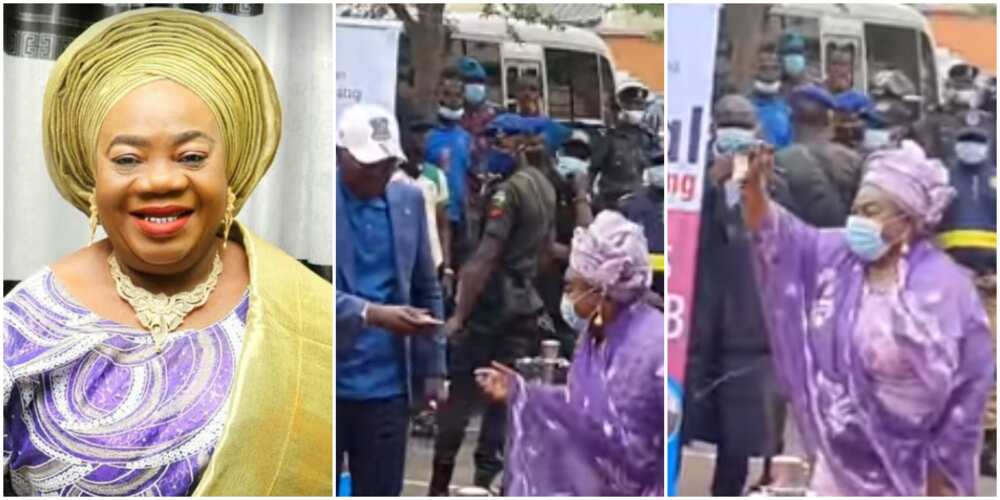 Celebrate them while They are Alive: Veteran Actress Iya Awero Gifted 3 Bedroom Flat by Governor Sanwoolu