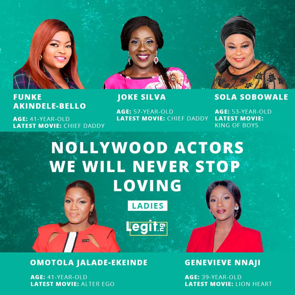 10 talented Nollywood actors we will never stop loving