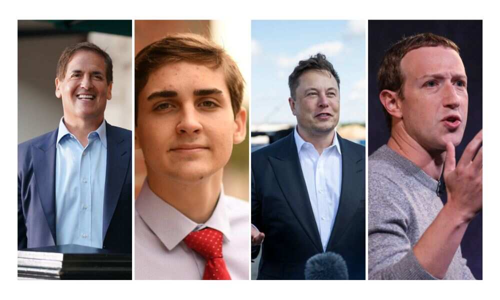 Jack Sweeney, Elon Musk, Mark Cuban, Zuckerberg