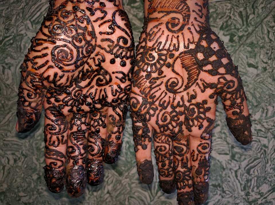 Full hand henna
