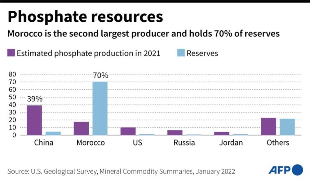 Phosphate resources