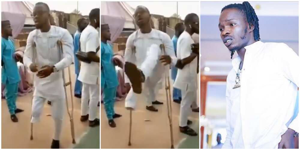 Trending video of amputee dishing out dance moves to Naira Marley's song