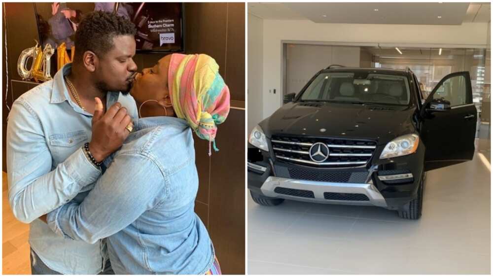 Man gifts his wife a multi-million naira Mercedes ride as push gift