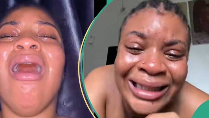 "I feel like doing something crazy": Lady cries profusely as boyfriend of 6 years betrays her