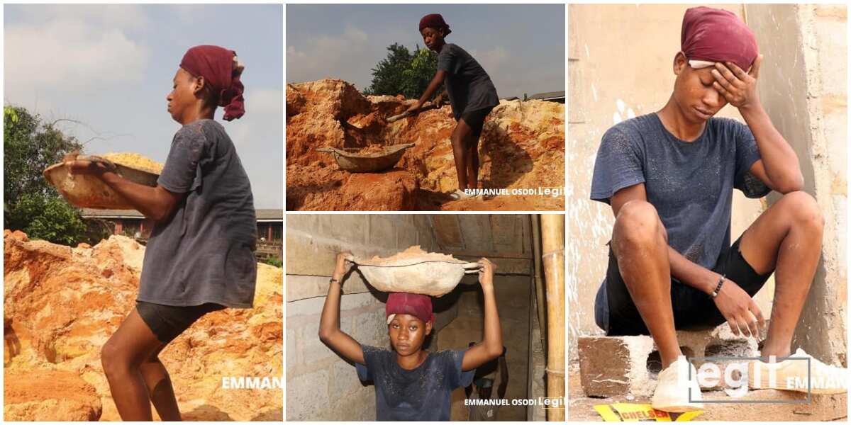 Photos of 20-year-old female student who hustles as a labourer generates mixed reactions on social media