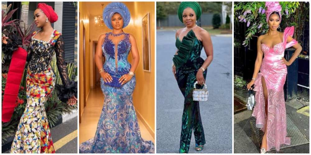 Asoebi Style Pick: 6 Gorgeous Ladies Slay in Fabulous Corset Dresses 