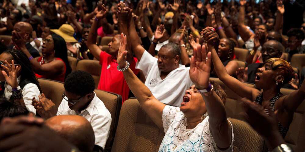 Watch Video of Pastor Using Mouth To Spit Water on His Members Heads