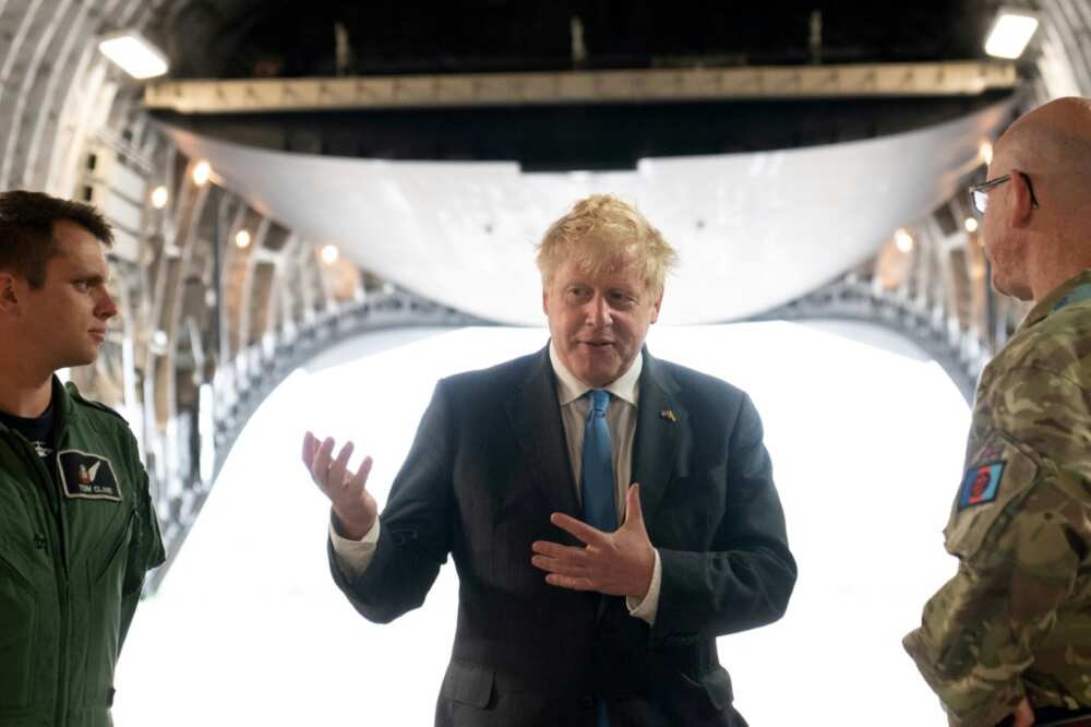 Britain's Prime Minister Boris Johnson wants Ukraine's allies to be prepared for a long war