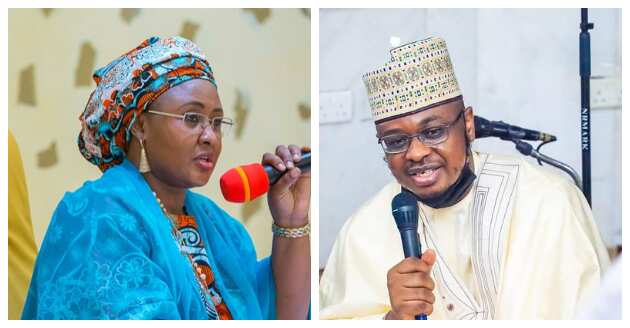 Aisha and Pantami in separate photos