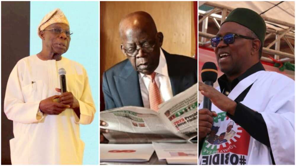 Olusegun Obasanjo/Peter Obi/Bola Tinubu/APC/2023 election