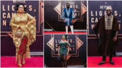 "Lights, camera & action!" Shaffy Bello, Odunlade, Kunle Afo, storm Naija Netflix exclusive dinner, pics trend