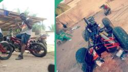 People show interest as Benue man builds bikes with condemned irons from scratch, photos emerge