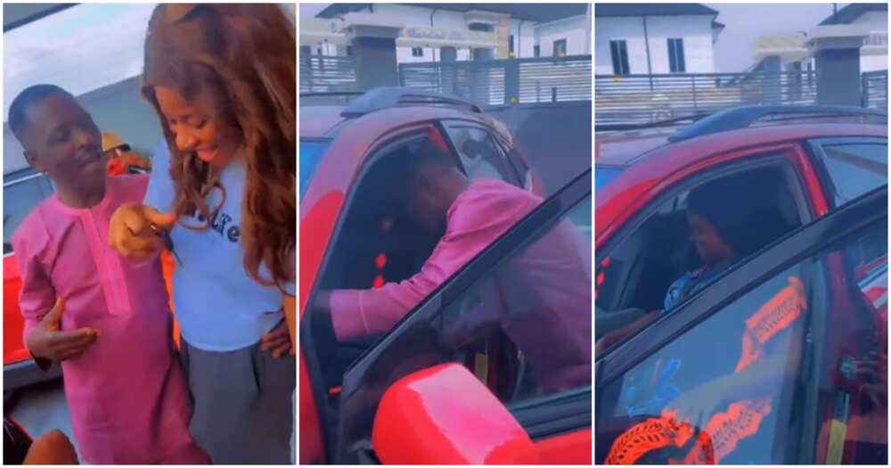 BBNaija's Phyna and her parents with new car