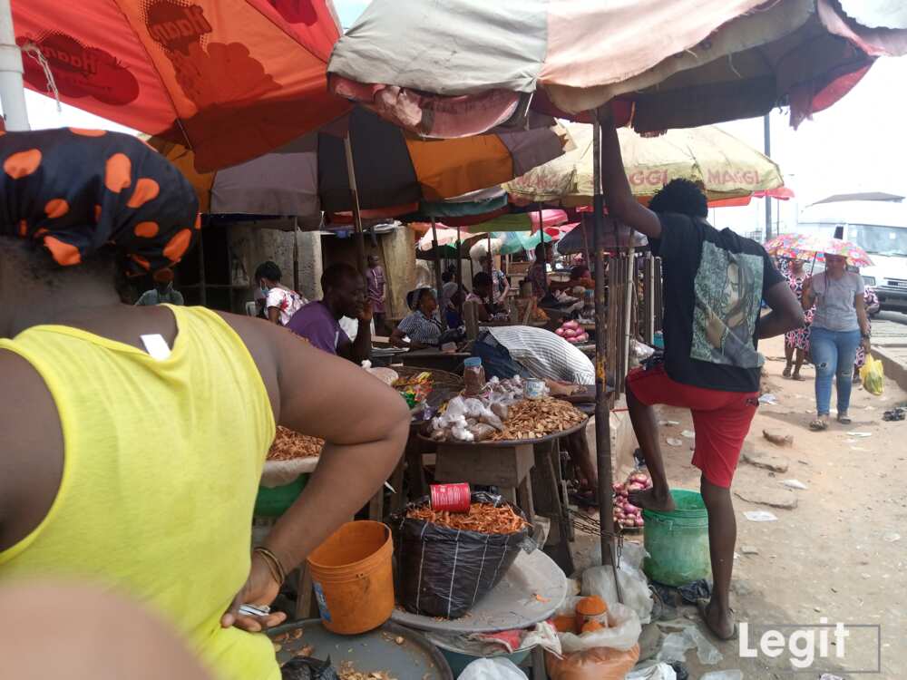 Egusi, ogbono, Lagos market