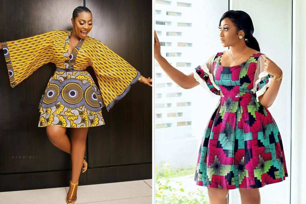 30 Ankara short flare gowns to add a splash of colour to your closet 