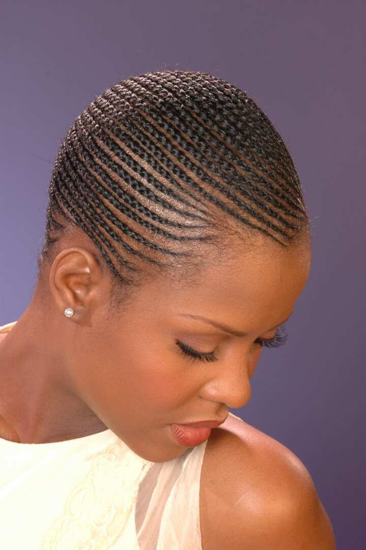 Thin cornrows HAIRSTYLES WITH 