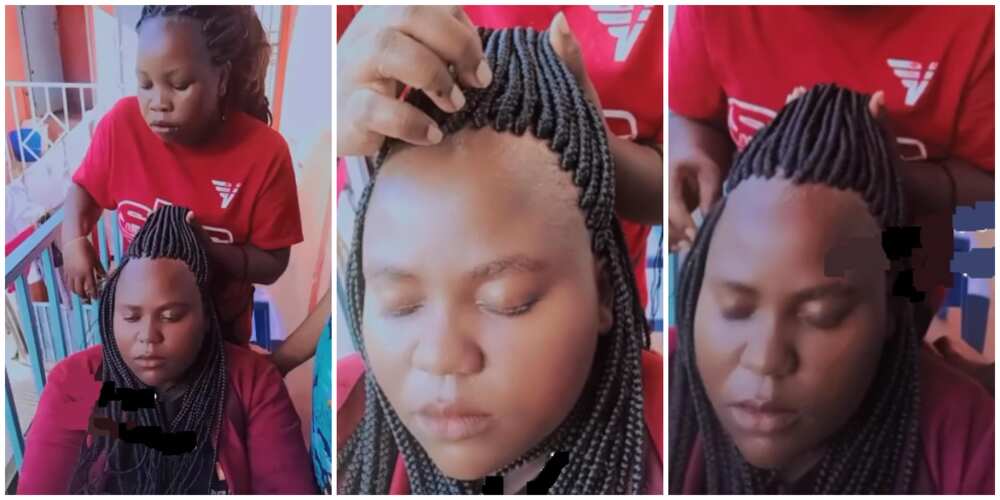 Video of Lady Rocking Half-Braids and Half-Curls Goes Viral on Social  Media: When You Can't Decide 