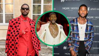 Usher dragged for his Louis Vuitton x Pharell skirt set at BOF 500 video: “he looks uncomfortable”
