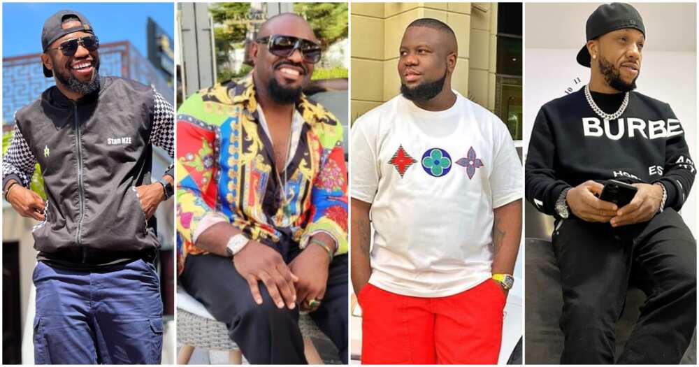 Stan Eze, Hushpuppi, 50 Cents, Jim Iyke, Charles Okocha Stan Eze, Hushpuppi, 50 Cents, Jim Iyke, Charles Okocha