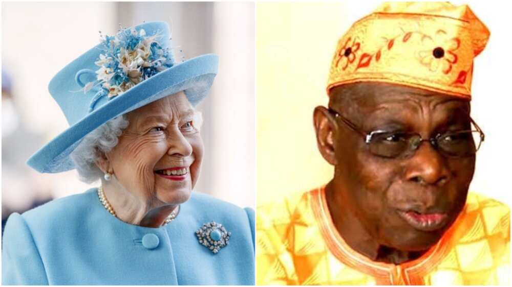 Queen Elizabeth II/Olusegun Obasanjo/London/Nigeria