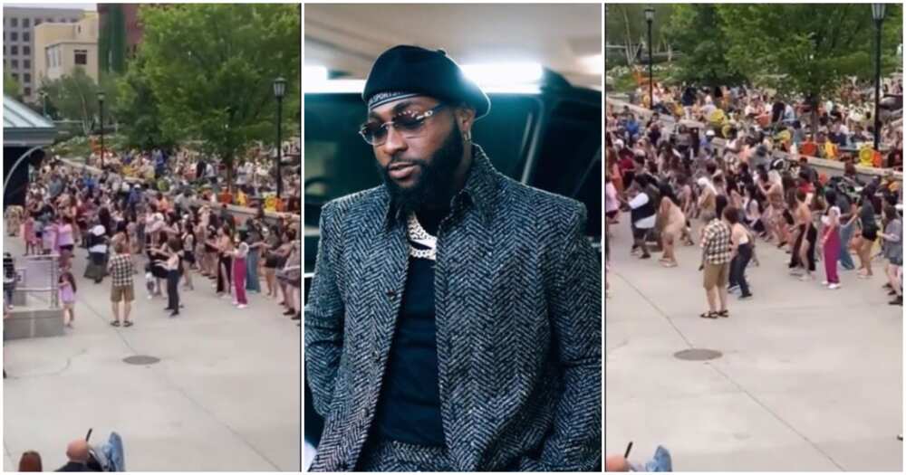 Photos of Davido and Oyinbos dancing to his song Photos of Davido and Oyinbos dancing to his song